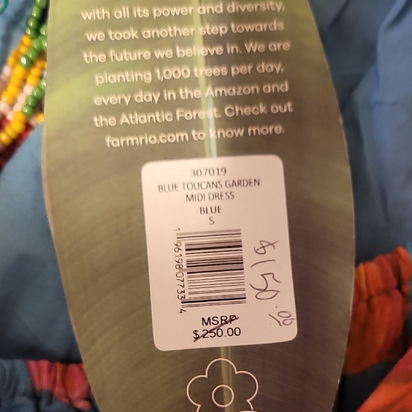 Farm Rio Toucans Garden Midi Dress - Picture 5 of 11